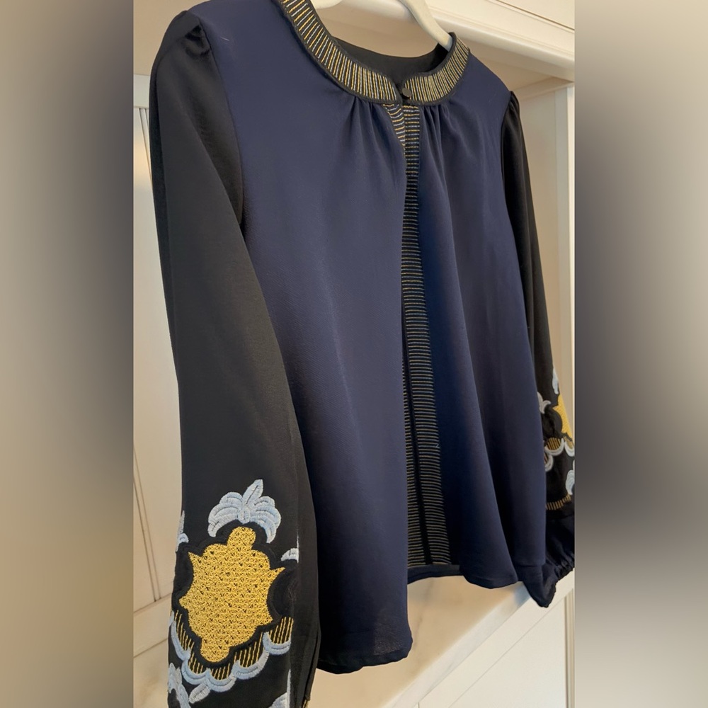 VANESSA VIRGINIA for Anthropologie blouse. Size M